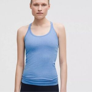 Lululemon Blue Swiftly Tech Racerback Tank Top 2.0
Hip Length Size 8